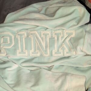 Mint Green Zip-Up Hoodie